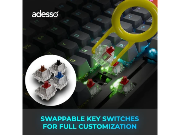 Mechanical Bluetooth Keyboard — Bluetooth Keyboard, ADESSO
