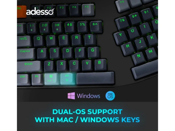 Mechanical Bluetooth Keyboard — Bluetooth Keyboard, ADESSO