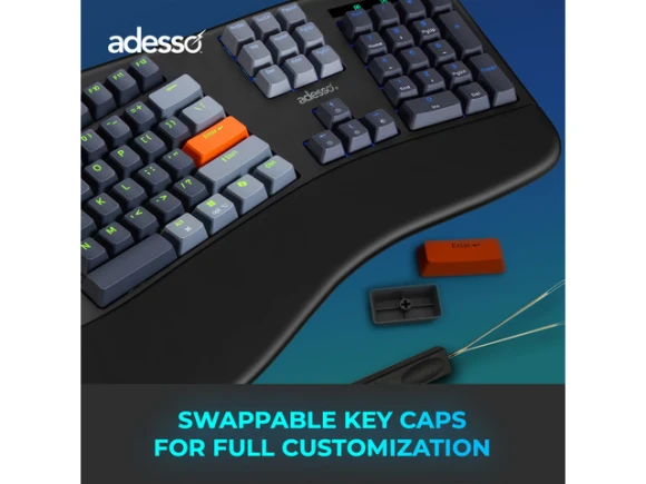 Mechanical Bluetooth Keyboard — Bluetooth Keyboard, ADESSO