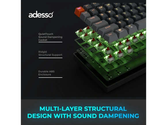 Mechanical Mini Keyboard — Bluetooth Keyboard, ADESSO