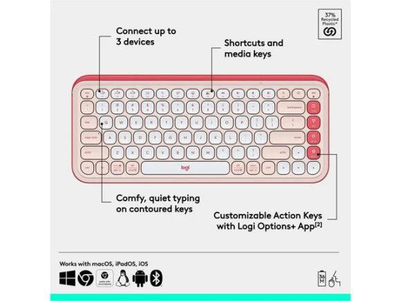 Wireless Bluetooth keyboard — Bluetooth Keyboard, Logitech