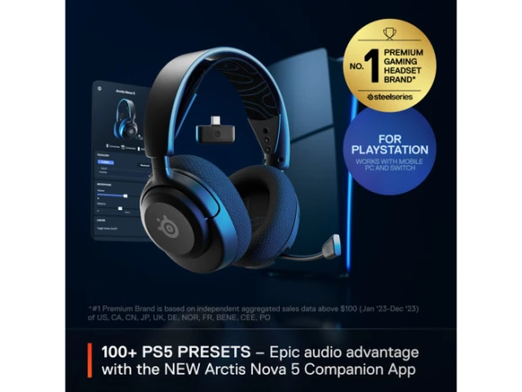 Arctis Nova 5P Wireless Gaming Headset — Wireless Earbuds, SteelSeries