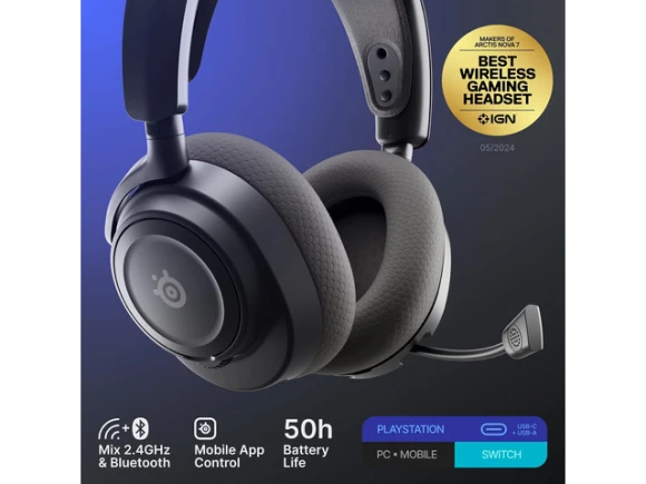 Gaming headset, Black, Gen 2 — Wireless Earbuds, SteelSeries