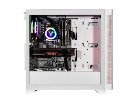 White Gaming Desktop PC — Desktop Computers, Velztorm