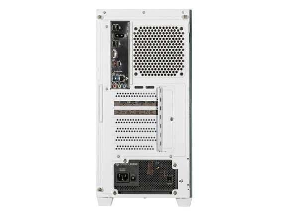 White Gaming Desktop PC — Desktop Computers, Velztorm