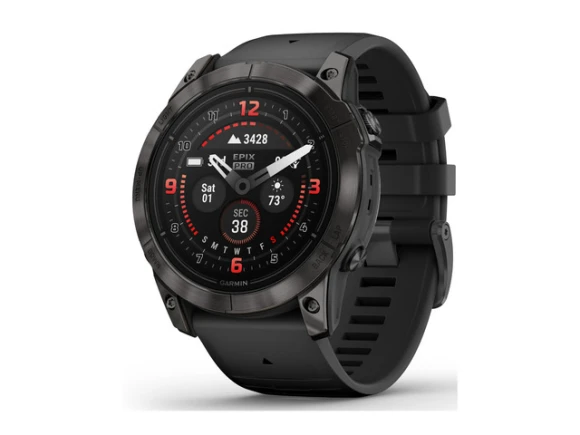 51 mm Gen 2 Sapphire Edition Smartwatch, Black — Smart Watch, Garmin