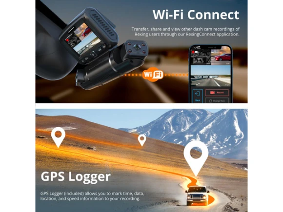 3-Channel Dash Cam S3 — Dash Cam, Rexing