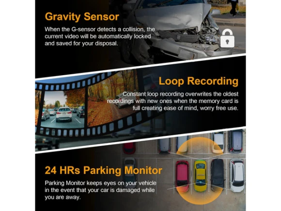 Dual Mirror Dash Camera — Dash Cam, Rexing