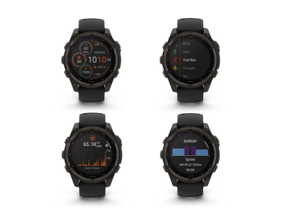 47mm Solar Smartwatch with Sapphire Screen — Smart Watch, Garmin