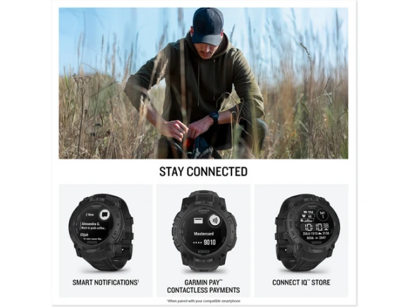 50 mm Solar Smart Watch, Tactical Edition — Smart Watch, Garmin