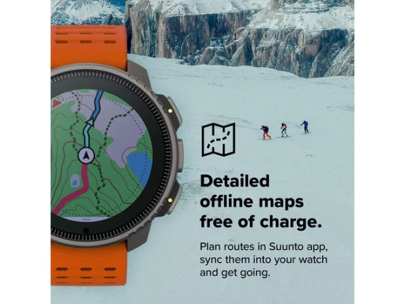 Vertical Titanium/Black Smart Watch — Smart Watch, Suunto