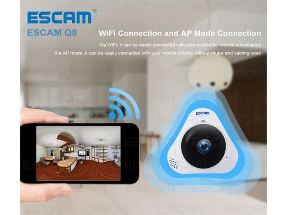 360-Degree IP Camera — Security Camera, ESCAM