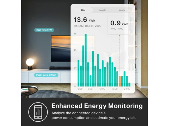 Smart Wi-Fi Plug, Slim — Smart Plug, TP-Link