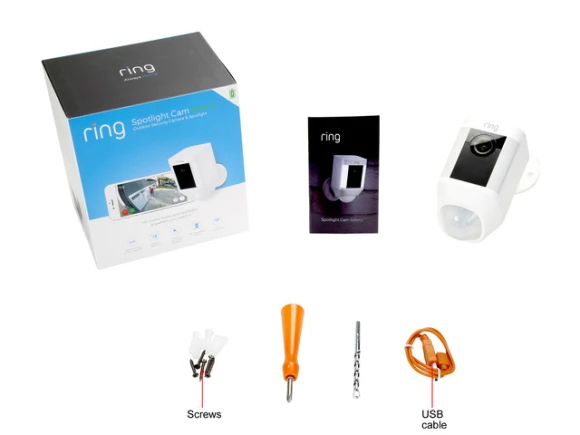 Spotlight Cam Battery Security Camera — Security Camera, Ring