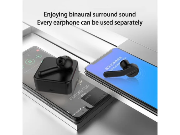 Wireless Bluetooth Earphones, TWS, Black — Wireless Earbuds, allentian