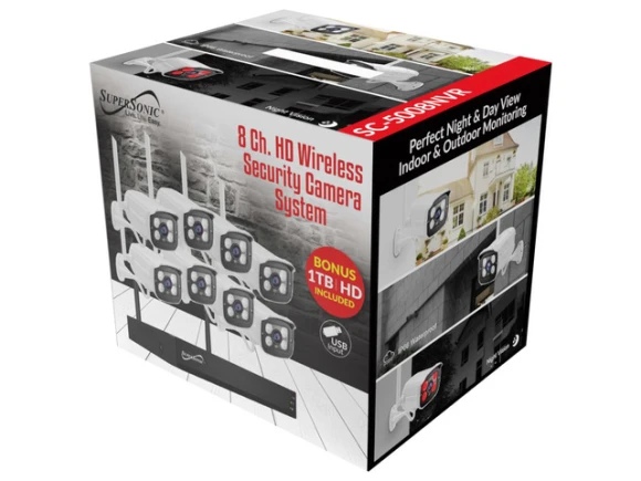 Wireless NVR Security Camera System — Security Camera, Supersonic