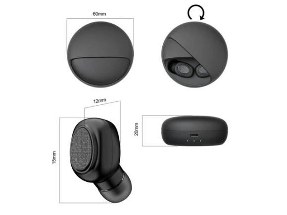 Wireless Stereo Bluetooth Headset — Wireless Earbuds, allentian