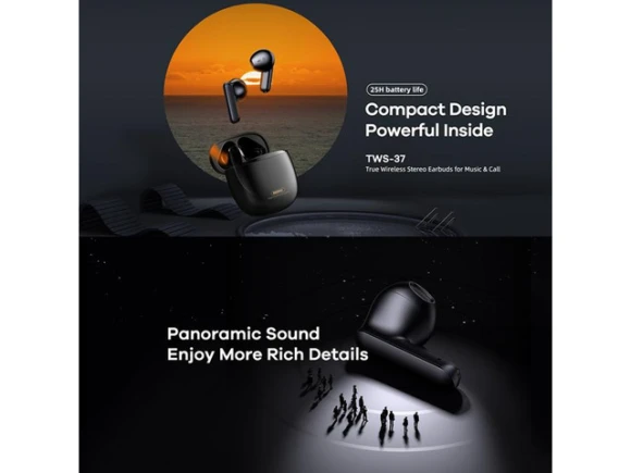 True Wireless Stereo Bluetooth Earphones — Wireless Earbuds, REMAX