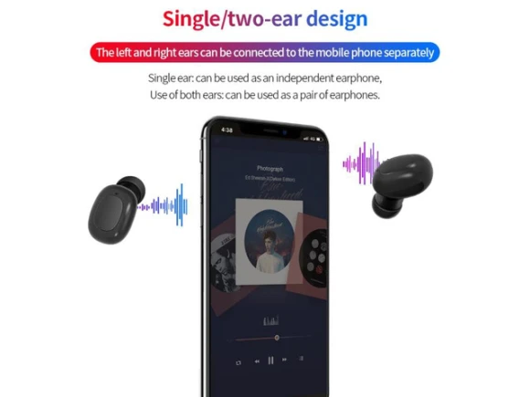 Wireless Bluetooth Earphones — Wireless Earbuds, allentian