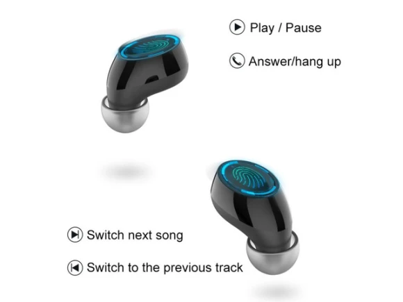 Wireless Stereo Bluetooth Headset — Wireless Earbuds, allentian
