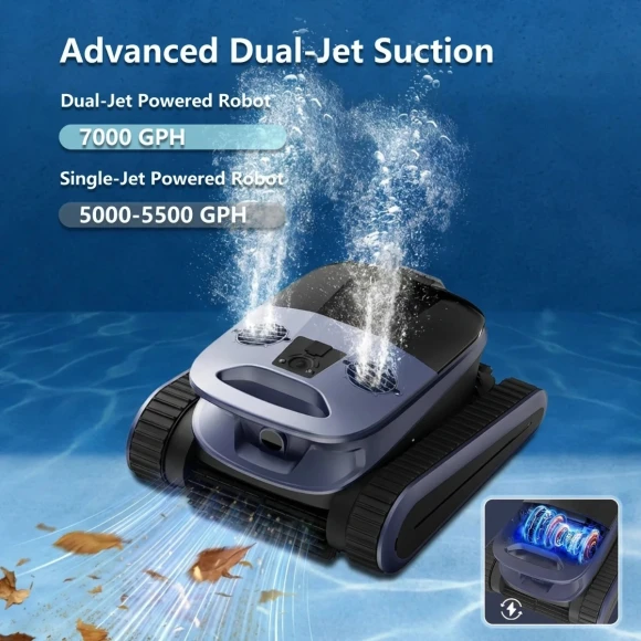 Cordless Robotic Pool Cleaner — Robotic Pool Cleaner, Seauto