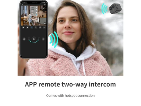 Dual-Lens Surveillance Camera — Security Camera, HAWEEL