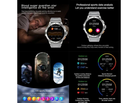 Smart Watch AK77 — Smart Watch, eForChina