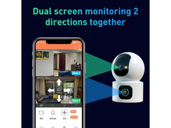 Wireless Smart PTZ Camera — Security Camera, HAWEEL