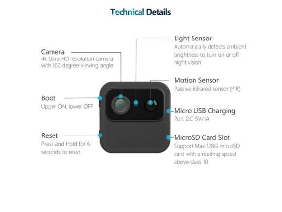 Wireless Wi-Fi Camera — Security Camera, HAWEEL