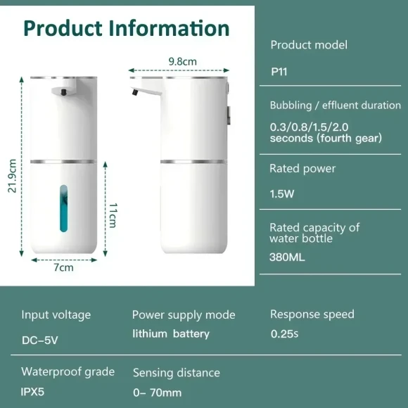 Automatic Foam Soap Dispenser — Automatic Soap Dispenser