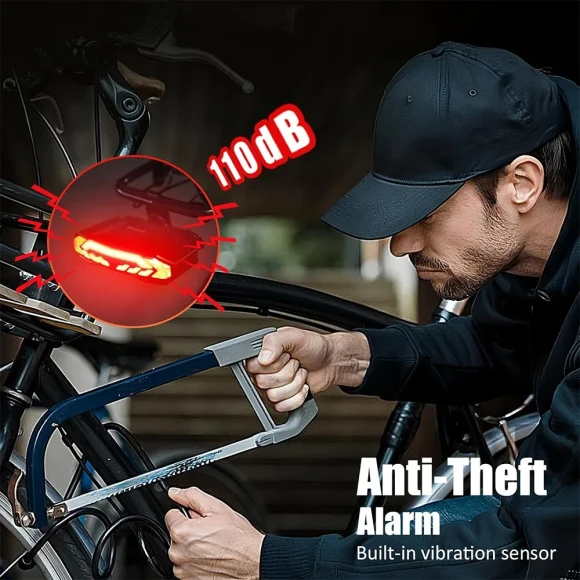 Bike Tail Light — Smart Bike Light, Wsdcam