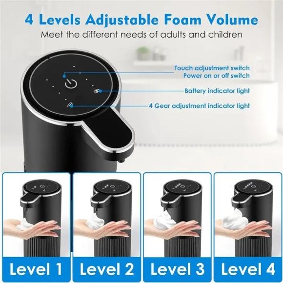 Touchless Foaming Soap Dispenser, 350 mL — Automatic Soap Dispenser