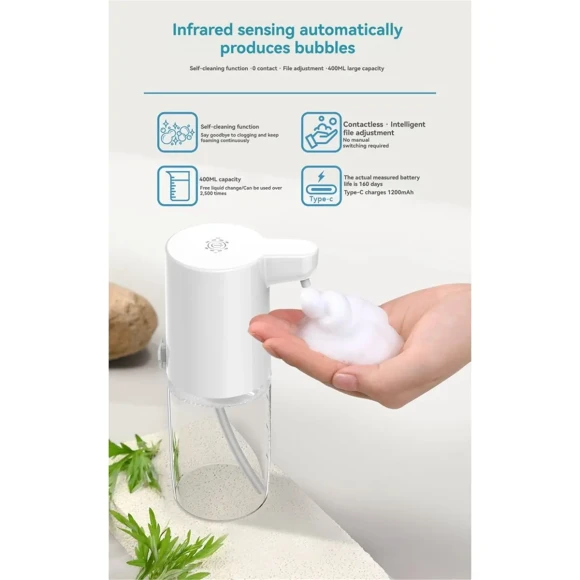 USB Foam Soap Dispenser — Automatic Soap Dispenser