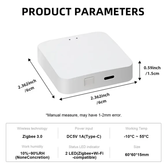 Zigbee Smart Home Hub / Wireless Gateway — Smart Home Hub