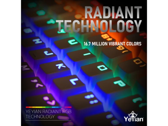 Mechanical Wireless Keyboard, 65% Layout, 68 Keys — Bluetooth Keyboard, YEYIAN