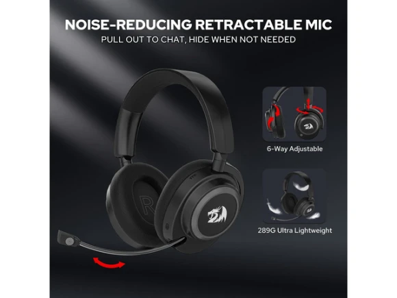 Wireless Gaming Headset — Wireless Earbuds, Redragon