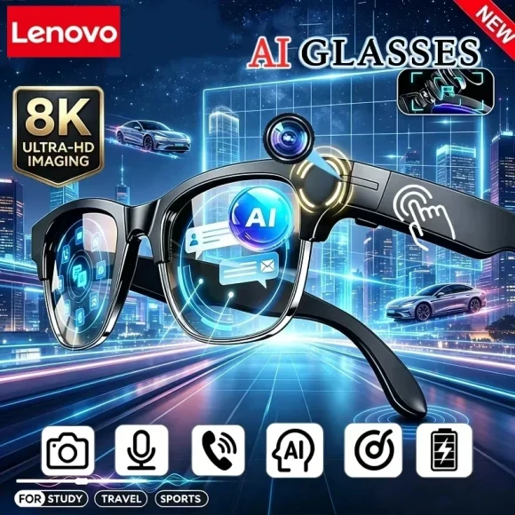 Smart Motorcycle Glasses — Smart Glasses, Lenovo