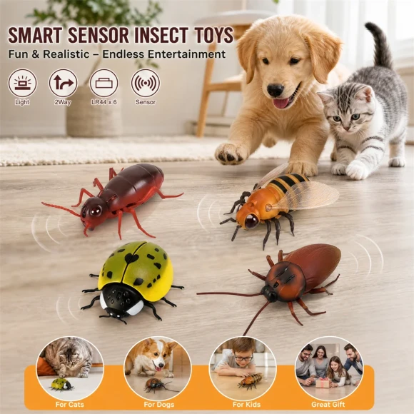 Interactive Ant Toy — Automatic Cat Toy