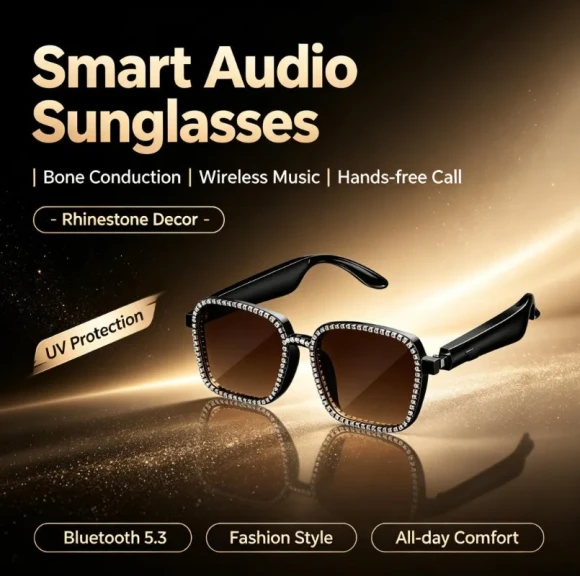 Smart Audio Sunglasses — Wireless Earbuds