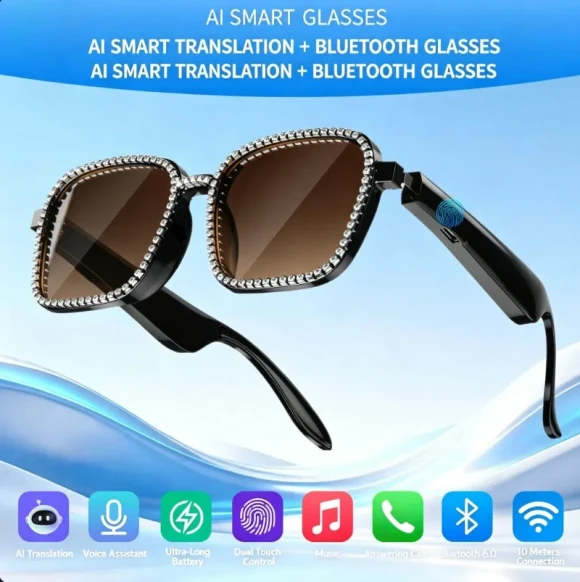 Smart Audio Sunglasses — Wireless Earbuds