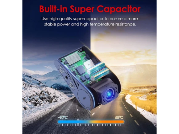 4K Front and 1080P Rear Dual Dash Camera — Dash Cam, VIOFO