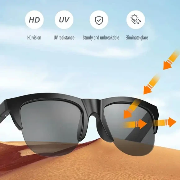 Bluetooth Smart Audio Glasses — Wireless Earbuds