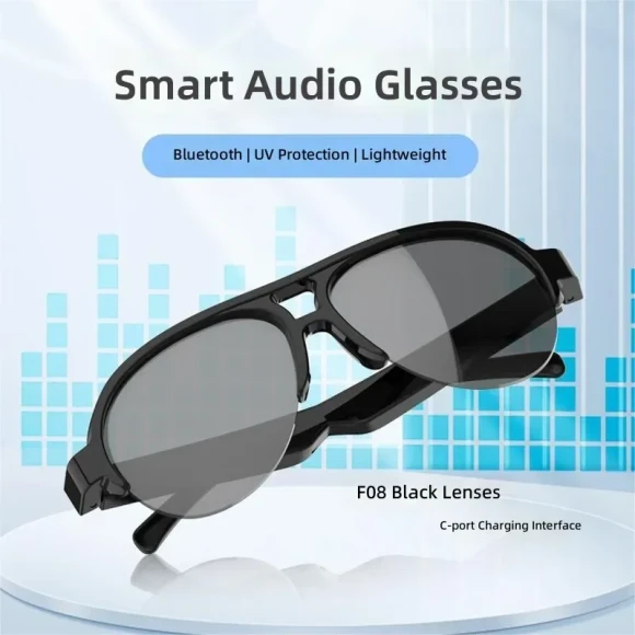 Bluetooth Audio Glasses F08 — Wireless Earbuds