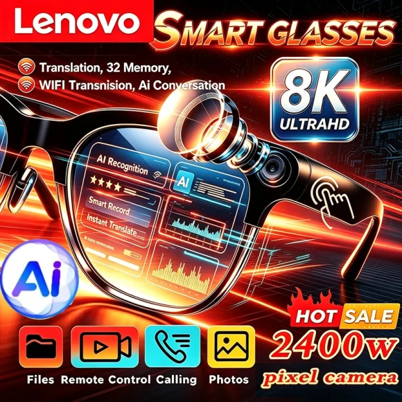 Smart camera glasses — Smart Glasses, Lenovo