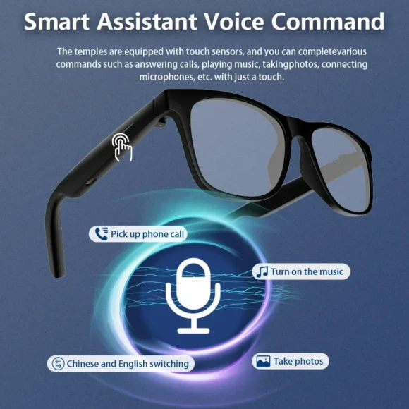 Wireless Bluetooth Smart Glasses — Smart Glasses, Lenovo
