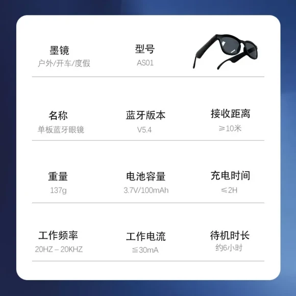 Bluetooth Sunglasses — Smart Glasses