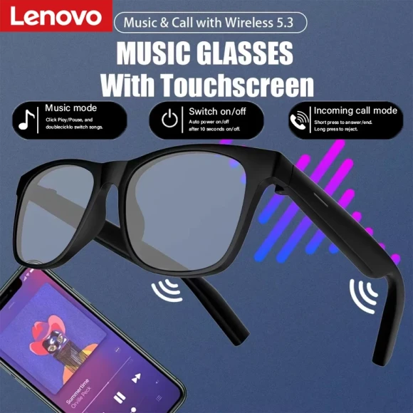 Bluetooth Smart Glasses — Smart Glasses, Lenovo