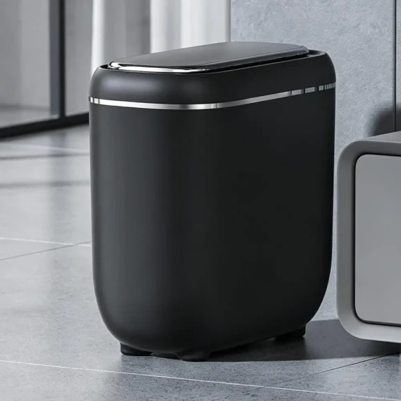 Slim Motion-Activated Trash Container — Smart Trash Can