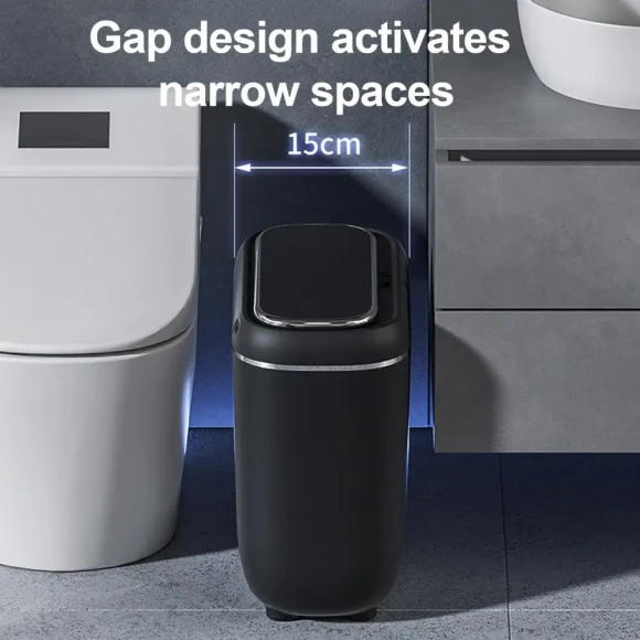 Slim Motion-Activated Trash Container — Smart Trash Can