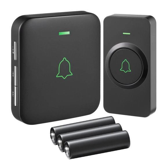 Wireless Door Bell with 52 Melodies and 1000 Feet Range, AVANTEK
